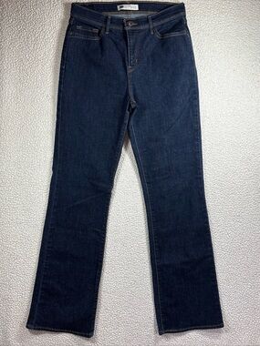 Levi’s Perfectly Slimming 512 Bootcut Women Size 10 L W30 L34 Stretch Blue Jeans